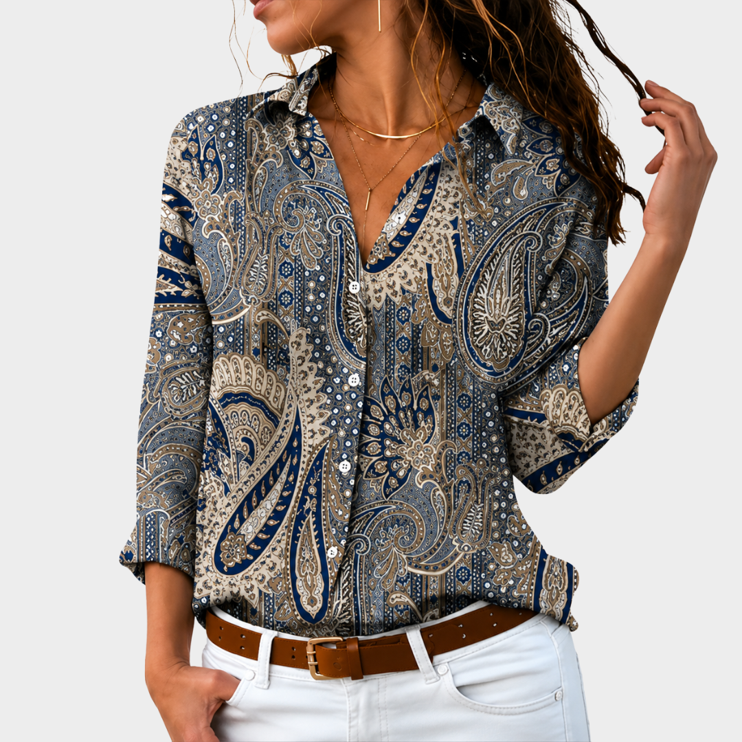 EVELYN | ZEITLOSE PAISLEY-BLUSE MIT CHARME
