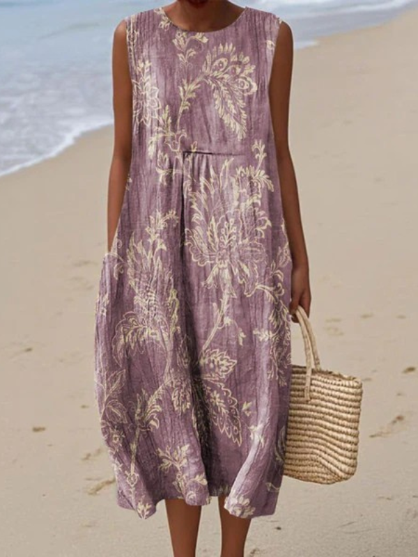 MIA | BLUMEN-MIDI-KLEID