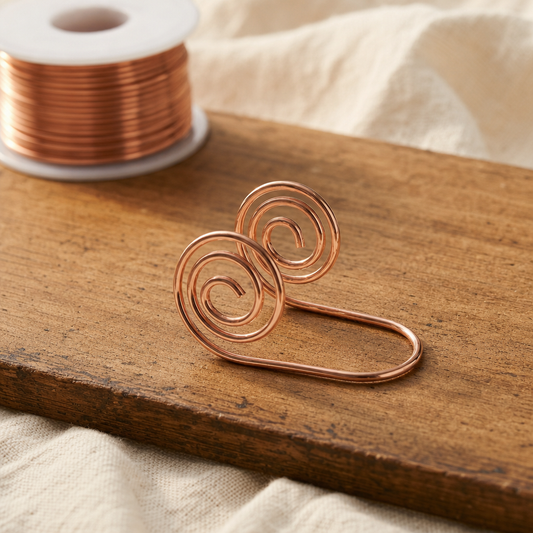 FREYA | FLOW COPPER SPIRAL RING