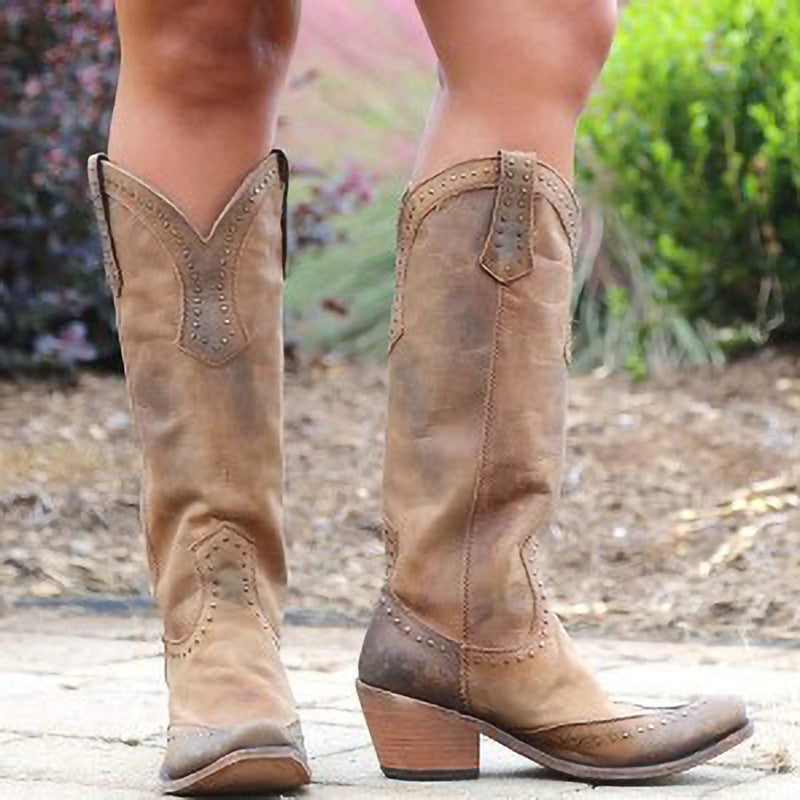 EVELYN | MINIMALISTISCHE MODERNE LEDERSTIEFEL