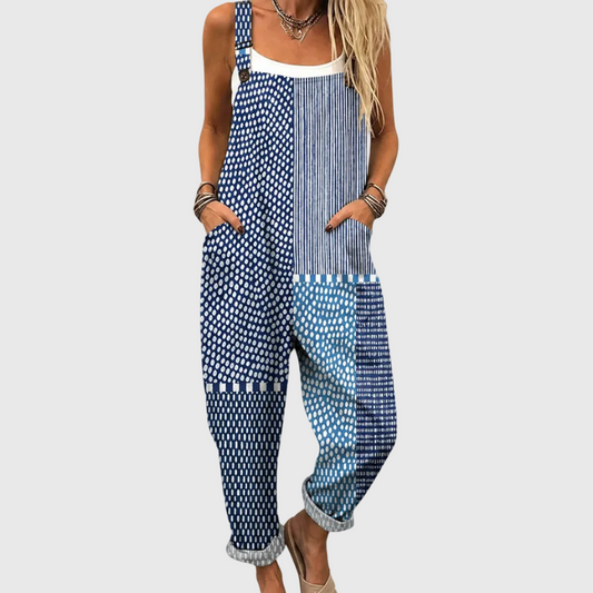 BEQUEMER JUMPSUIT MIT DRUCK