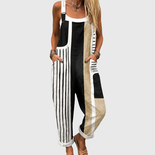 MODERNES PATCHWORK-KOMFORT-OVERALL