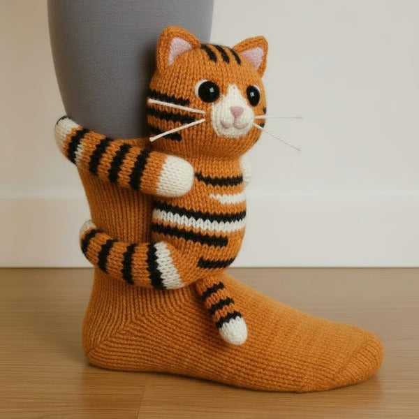 KATIE | NIEDLICHE & WARME TIER-SOCKEN