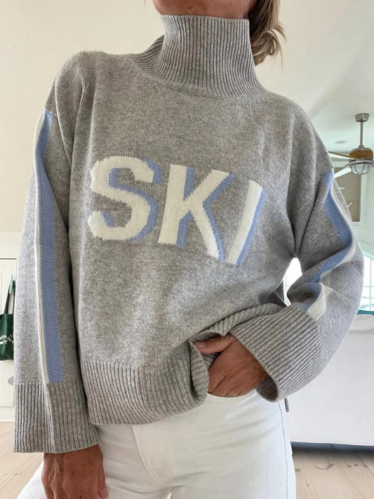AMANDA | RETRO TURTLENECK SKI JUMPER