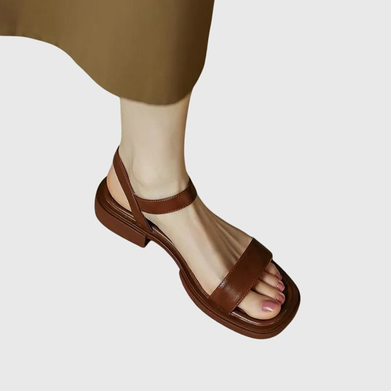 CELESTIA | ORTHOPEDIC LEATHER SANDALS