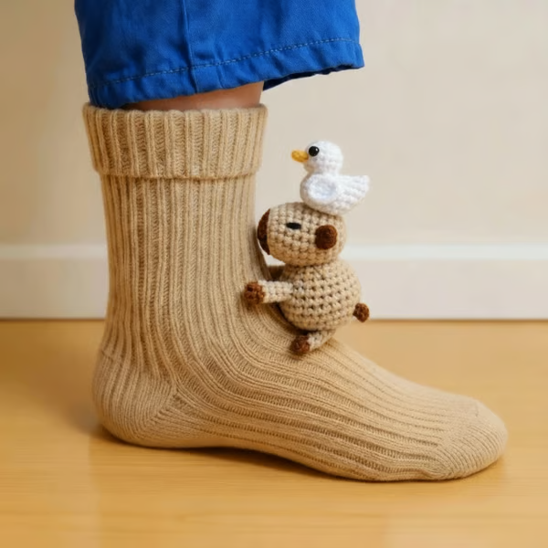 KATIE | NIEDLICHE & WARME TIER-SOCKEN
