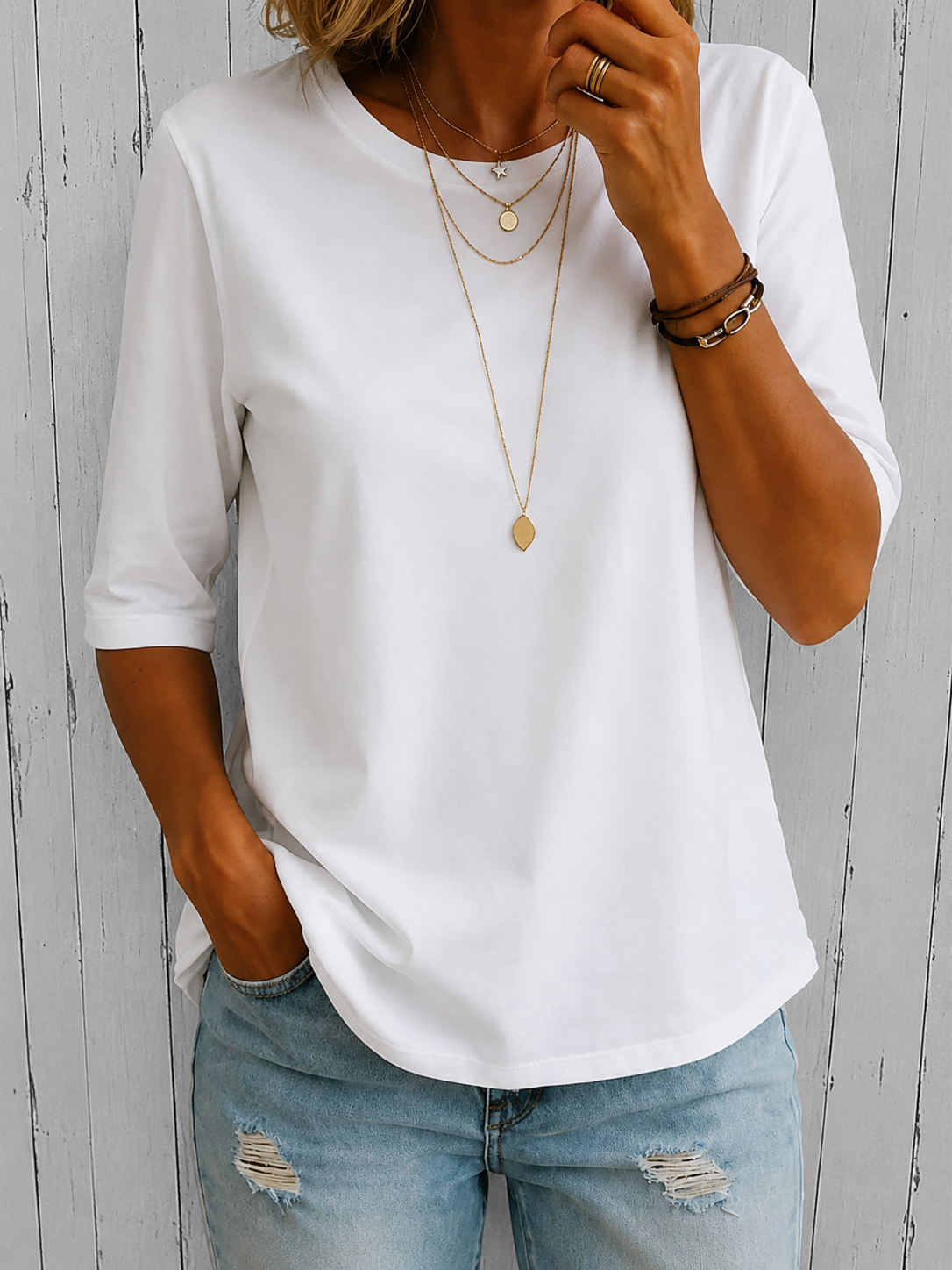 RINGELBLUME | KOMFORT-SHIRT MIT ABDECKUNG