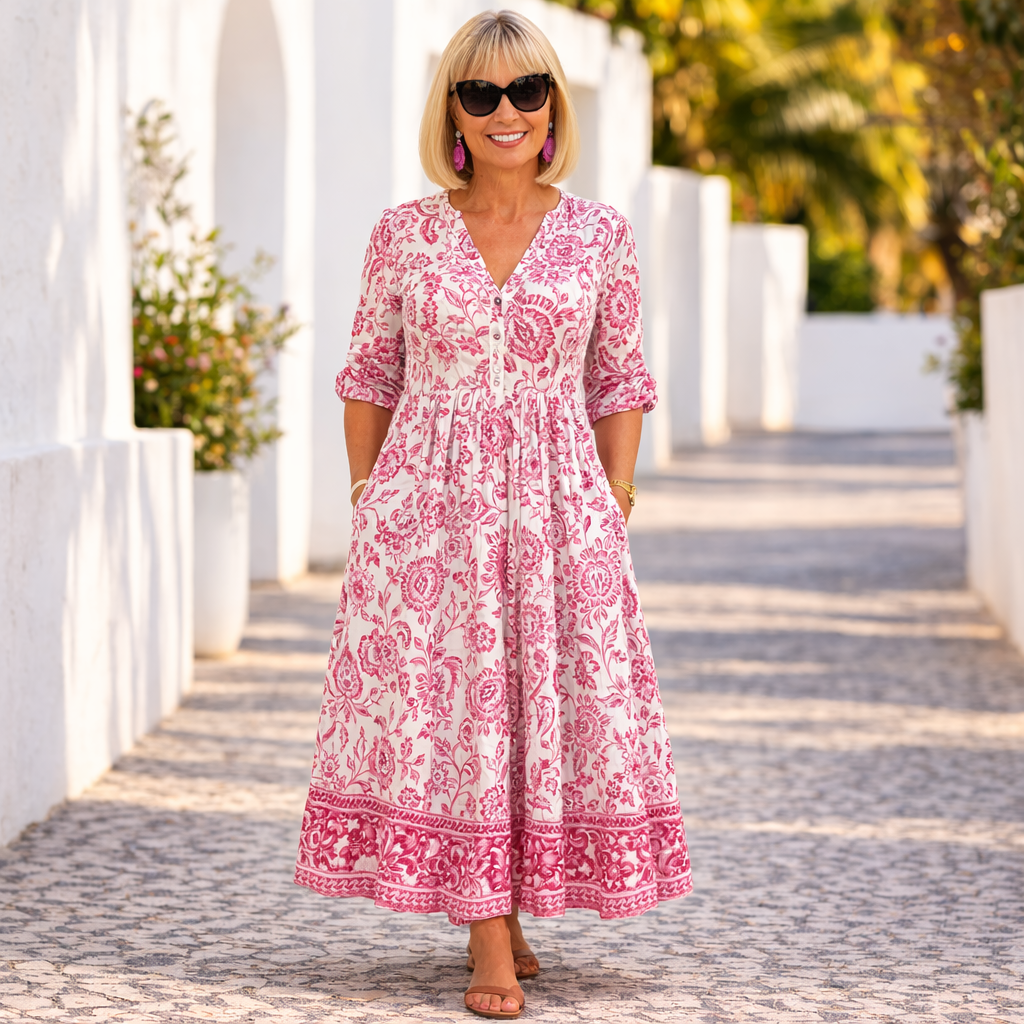 ELLY | ELEGANTES BLUMENKLEID MIT LUFTIGEM FLAIR
