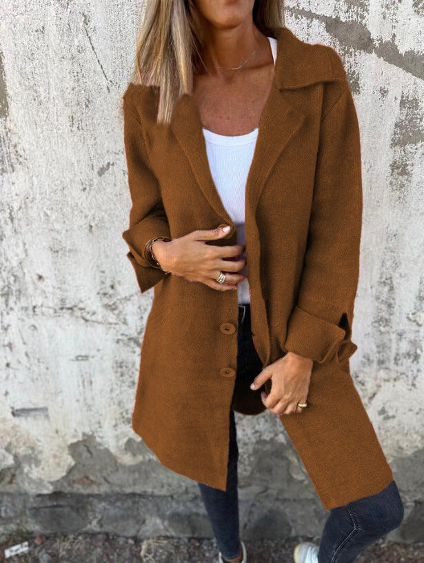 ROSAMUNDA | ELEGANTES STRICKMANTEL-COAT