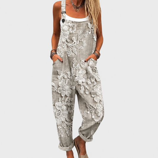 BEQUEMER JUMPSUIT MIT DRUCK