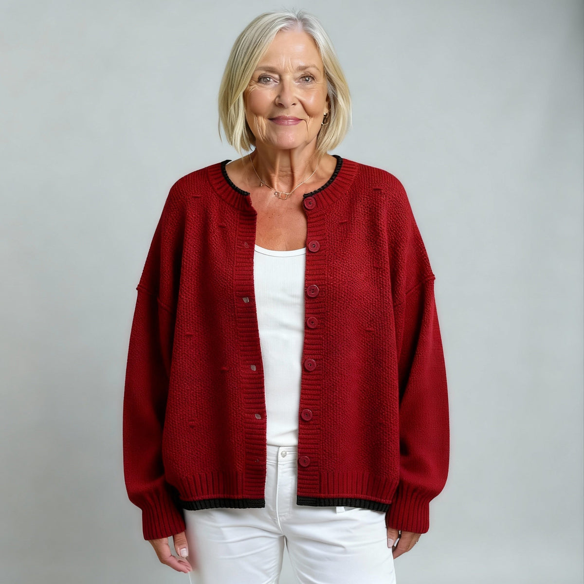 THE ISOLDE | TEXTURED CARDIGAN