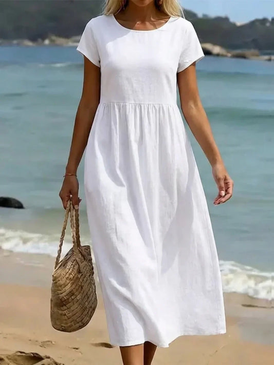 URSINA | FLUIDES MIDI-KLEID